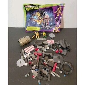 TMNT‎ Mega Bloks Mikey Pizzeria Showdown Playset Incomplete Ninja Turtles